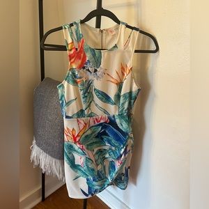 Strappy floral dress